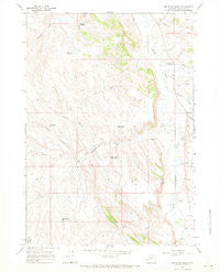 Joe Emge Creek Wyoming Historical topographic map, 1:24000 scale, 7.5 X 7.5 Minute, Year 1966
