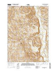 Joe Emge Creek Wyoming Current topographic map, 1:24000 scale, 7.5 X 7.5 Minute, Year 2015