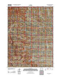 Joe Hay Rim Wyoming Historical topographic map, 1:24000 scale, 7.5 X 7.5 Minute, Year 2012