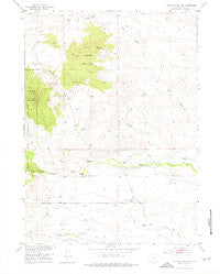Johnson Mountain Wyoming Historical topographic map, 1:24000 scale, 7.5 X 7.5 Minute, Year 1953