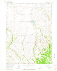 Johnson Ranch Wyoming Historical topographic map, 1:24000 scale, 7.5 X 7.5 Minute, Year 1963