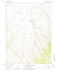 Johnson Ranch Wyoming Historical topographic map, 1:24000 scale, 7.5 X 7.5 Minute, Year 1963