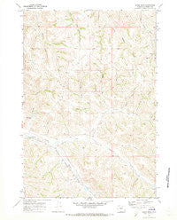 Jones Draw Wyoming Historical topographic map, 1:24000 scale, 7.5 X 7.5 Minute, Year 1970