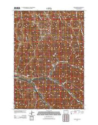 Jones Draw Wyoming Historical topographic map, 1:24000 scale, 7.5 X 7.5 Minute, Year 2012