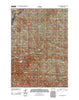 Jones Reservoir Wyoming Historical topographic map, 1:24000 scale, 7.5 X 7.5 Minute, Year 2012