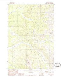 Joseph Peak Wyoming Historical topographic map, 1:24000 scale, 7.5 X 7.5 Minute, Year 1986