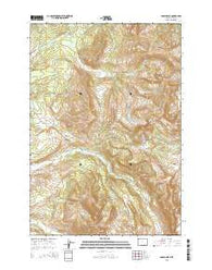 Joseph Peak Wyoming Current topographic map, 1:24000 scale, 7.5 X 7.5 Minute, Year 2015