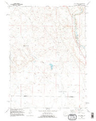 Juel Spring Wyoming Historical topographic map, 1:24000 scale, 7.5 X 7.5 Minute, Year 1969