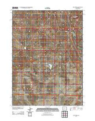 Juel Spring Wyoming Historical topographic map, 1:24000 scale, 7.5 X 7.5 Minute, Year 2012