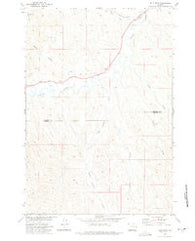 Julio Draw Wyoming Historical topographic map, 1:24000 scale, 7.5 X 7.5 Minute, Year 1971