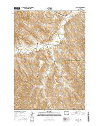Julio Draw Wyoming Current topographic map, 1:24000 scale, 7.5 X 7.5 Minute, Year 2015