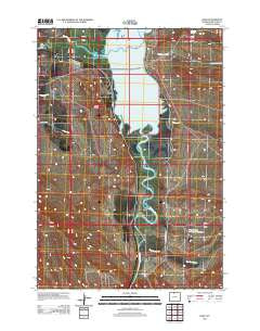 Kane Wyoming Historical topographic map, 1:24000 scale, 7.5 X 7.5 Minute, Year 2012