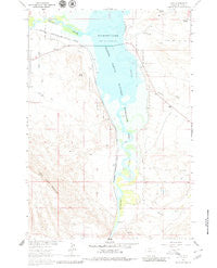 Kane Wyoming Historical topographic map, 1:24000 scale, 7.5 X 7.5 Minute, Year 1964