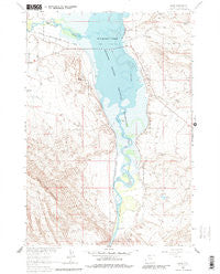 Kane Wyoming Historical topographic map, 1:24000 scale, 7.5 X 7.5 Minute, Year 1964