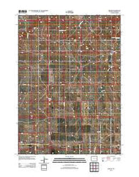 Keeline Wyoming Historical topographic map, 1:24000 scale, 7.5 X 7.5 Minute, Year 2012
