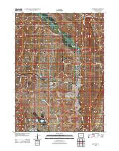 Kemmerer Wyoming Historical topographic map, 1:24000 scale, 7.5 X 7.5 Minute, Year 2012