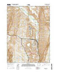Kemmerer Wyoming Current topographic map, 1:24000 scale, 7.5 X 7.5 Minute, Year 2015