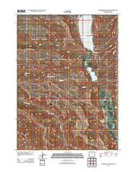 Kemmerer Reservoir Wyoming Historical topographic map, 1:24000 scale, 7.5 X 7.5 Minute, Year 2012