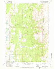 Kendall Mountain Wyoming Historical topographic map, 1:24000 scale, 7.5 X 7.5 Minute, Year 1968