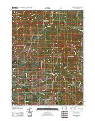 Kennaday Peak Wyoming Historical topographic map, 1:24000 scale, 7.5 X 7.5 Minute, Year 2012
