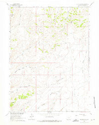 Ketchum Buttes Wyoming Historical topographic map, 1:24000 scale, 7.5 X 7.5 Minute, Year 1961