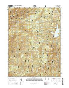 Keystone Wyoming Current topographic map, 1:24000 scale, 7.5 X 7.5 Minute, Year 2015