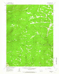 Keystone Wyoming Historical topographic map, 1:24000 scale, 7.5 X 7.5 Minute, Year 1961