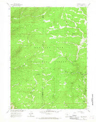 Keystone Wyoming Historical topographic map, 1:24000 scale, 7.5 X 7.5 Minute, Year 1961