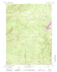 Keystone Wyoming Historical topographic map, 1:24000 scale, 7.5 X 7.5 Minute, Year 1961