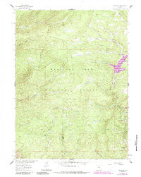 Keystone Wyoming Historical topographic map, 1:24000 scale, 7.5 X 7.5 Minute, Year 1961