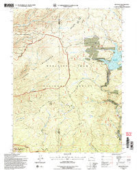 Keystone Wyoming Historical topographic map, 1:24000 scale, 7.5 X 7.5 Minute, Year 1992