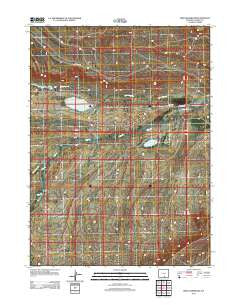 Kindt Reservoir Wyoming Historical topographic map, 1:24000 scale, 7.5 X 7.5 Minute, Year 2012