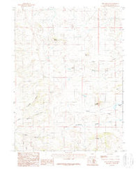 King Mountain Wyoming Historical topographic map, 1:24000 scale, 7.5 X 7.5 Minute, Year 1987
