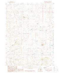 King Mountain Wyoming Historical topographic map, 1:24000 scale, 7.5 X 7.5 Minute, Year 1987