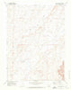 Kinney Spring Wyoming Historical topographic map, 1:24000 scale, 7.5 X 7.5 Minute, Year 1970