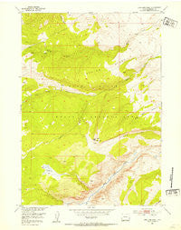 Kirkland Park Wyoming Historical topographic map, 1:24000 scale, 7.5 X 7.5 Minute, Year 1952