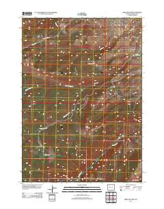Kirkland Park Wyoming Historical topographic map, 1:24000 scale, 7.5 X 7.5 Minute, Year 2012