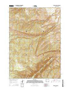 Kirkland Park Wyoming Current topographic map, 1:24000 scale, 7.5 X 7.5 Minute, Year 2015
