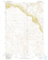 Kirtley Wyoming Historical topographic map, 1:24000 scale, 7.5 X 7.5 Minute, Year 1978