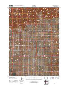 Kirtley SW Wyoming Historical topographic map, 1:24000 scale, 7.5 X 7.5 Minute, Year 2012