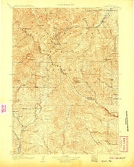 Kirwin Wyoming Historical topographic map, 1:125000 scale, 30 X 30 Minute, Year 1906