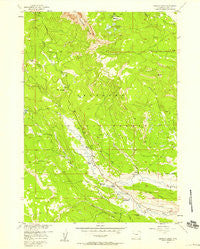 Kisinger Lakes Wyoming Historical topographic map, 1:24000 scale, 7.5 X 7.5 Minute, Year 1956