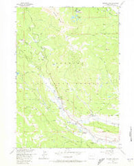 Kisinger Lakes Wyoming Historical topographic map, 1:24000 scale, 7.5 X 7.5 Minute, Year 1956