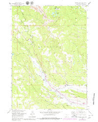 Kisinger Lakes Wyoming Historical topographic map, 1:24000 scale, 7.5 X 7.5 Minute, Year 1956