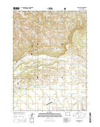 Kismet Peak Wyoming Current topographic map, 1:24000 scale, 7.5 X 7.5 Minute, Year 2015