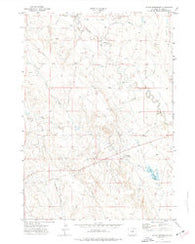 Klodt Reservoir Wyoming Historical topographic map, 1:24000 scale, 7.5 X 7.5 Minute, Year 1972