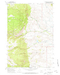 Klondike Ranch Wyoming Historical topographic map, 1:24000 scale, 7.5 X 7.5 Minute, Year 1967