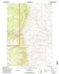 Klondike Ranch Wyoming Historical topographic map, 1:24000 scale, 7.5 X 7.5 Minute, Year 1993
