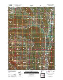 Klondike Hill Wyoming Historical topographic map, 1:24000 scale, 7.5 X 7.5 Minute, Year 2012