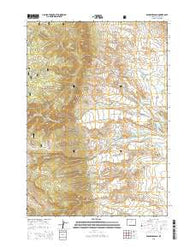 Klondike Ranch Wyoming Current topographic map, 1:24000 scale, 7.5 X 7.5 Minute, Year 2015